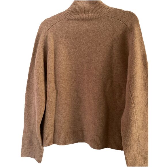 $395 VINCE Alpaca Wool Blend Crewneck Sweater Long Sleeve Size Large - Picture 7 of 7